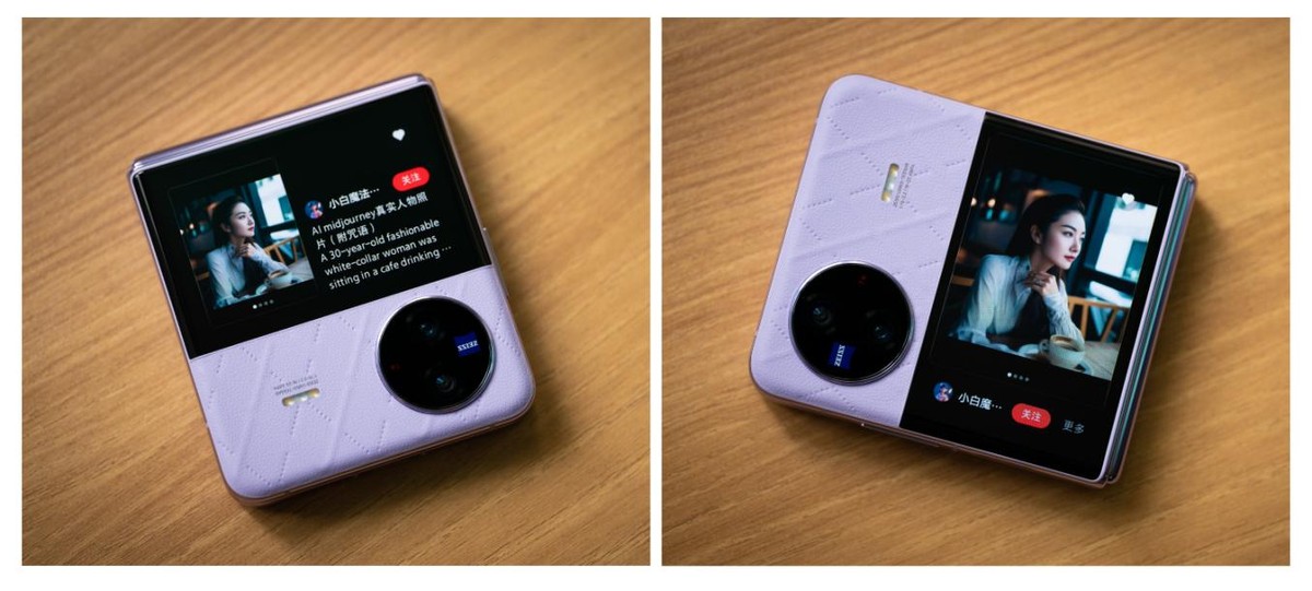 vivoxflip新款横屏旗舰,翻盖式折叠屏手机vivoxflip