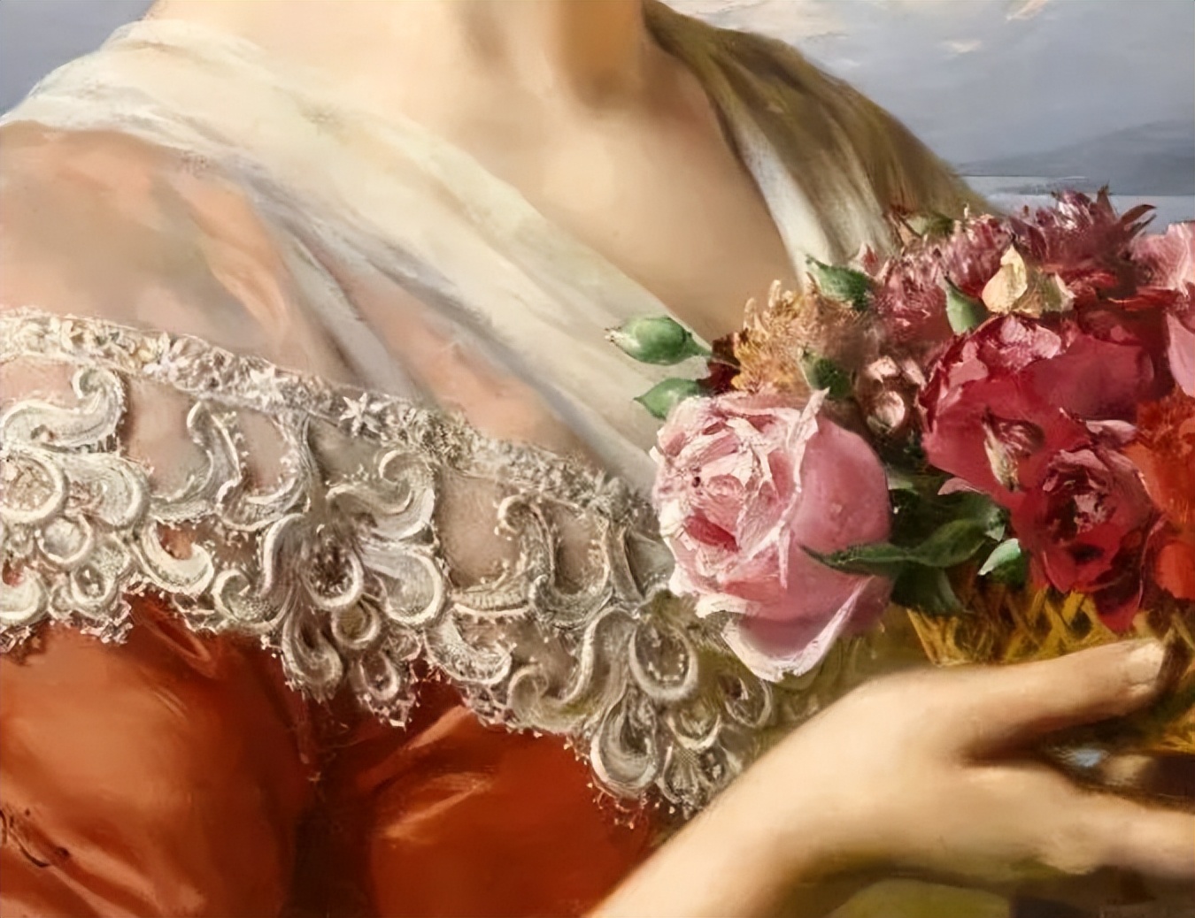 德国绘画风格独特的美女,欧洲艺术绘画女神