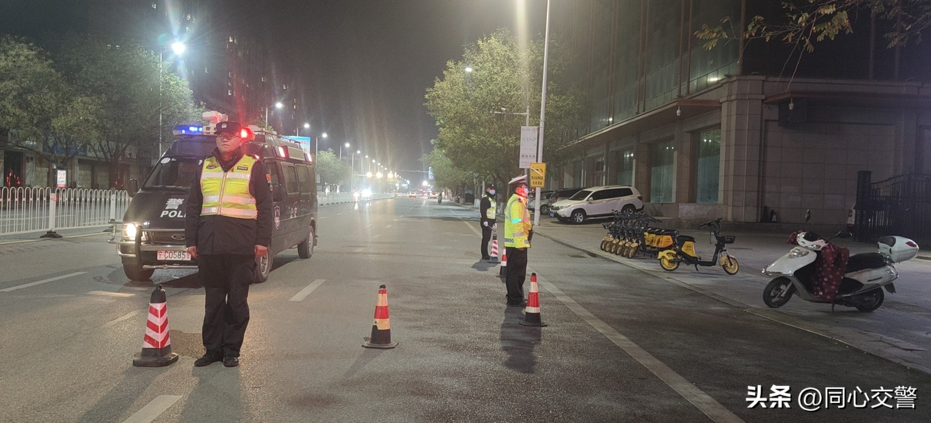 同心交巡警,世界杯决赛夜交警查17宗酒驾