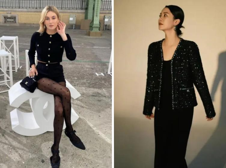 白的小香风怎么搭配比较甜美,小香风穿搭如何不落俗套