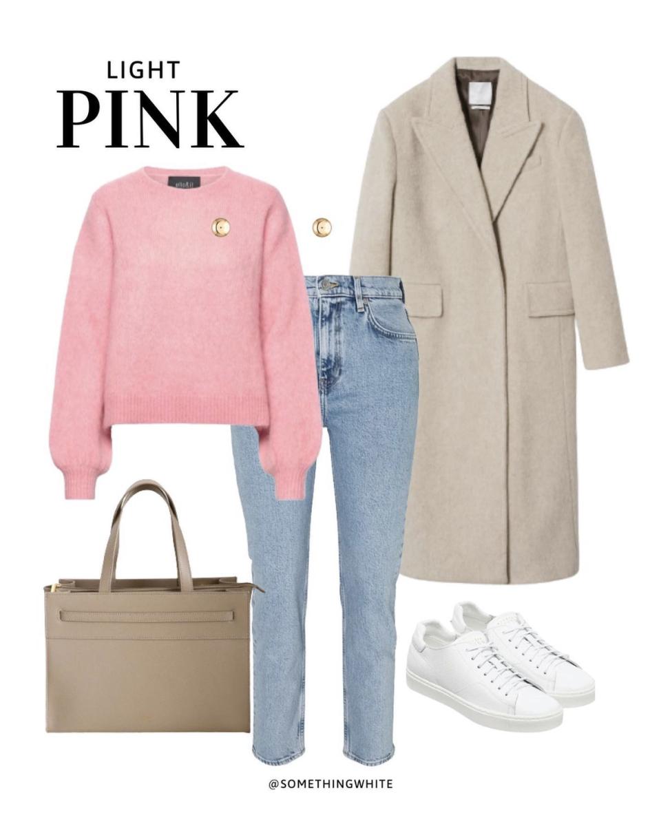 热门粉色系的搭配也太好看了,粉色系搭配图高级感