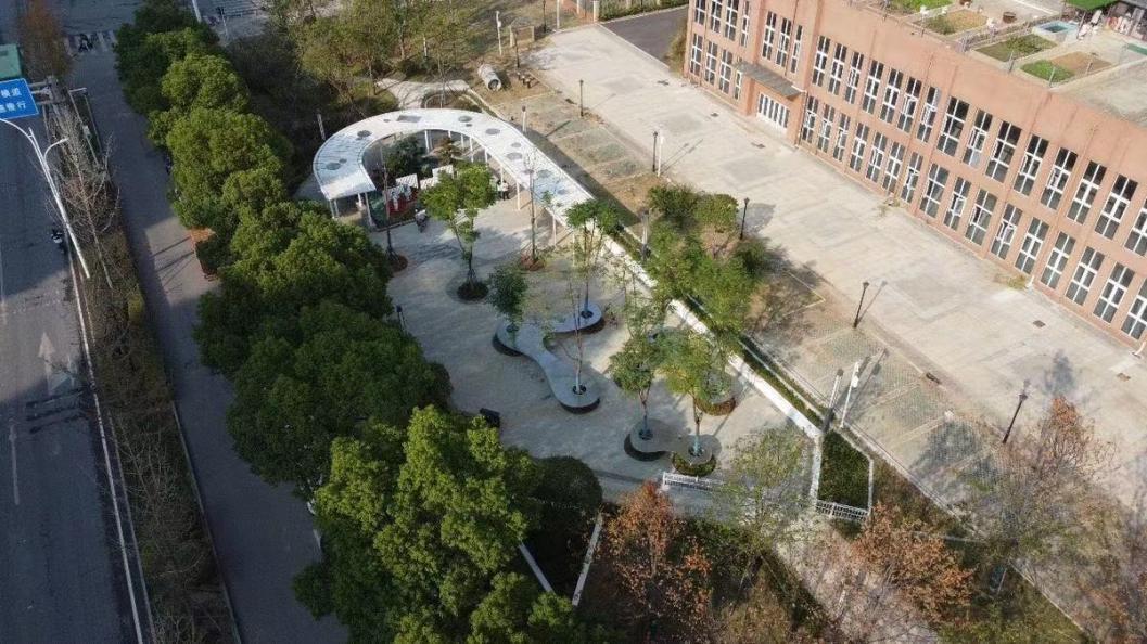 口袋公园生态美景,口袋公园小景观