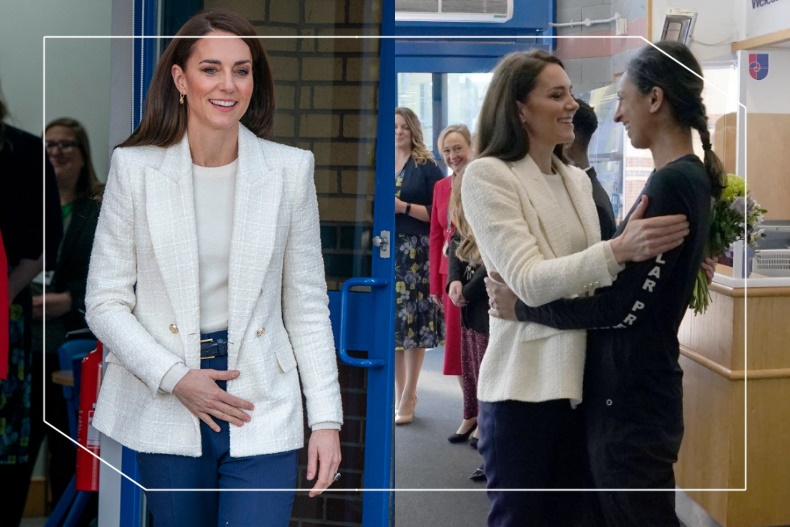 凯特王妃新款时尚穿搭,凯特王妃zara红裙