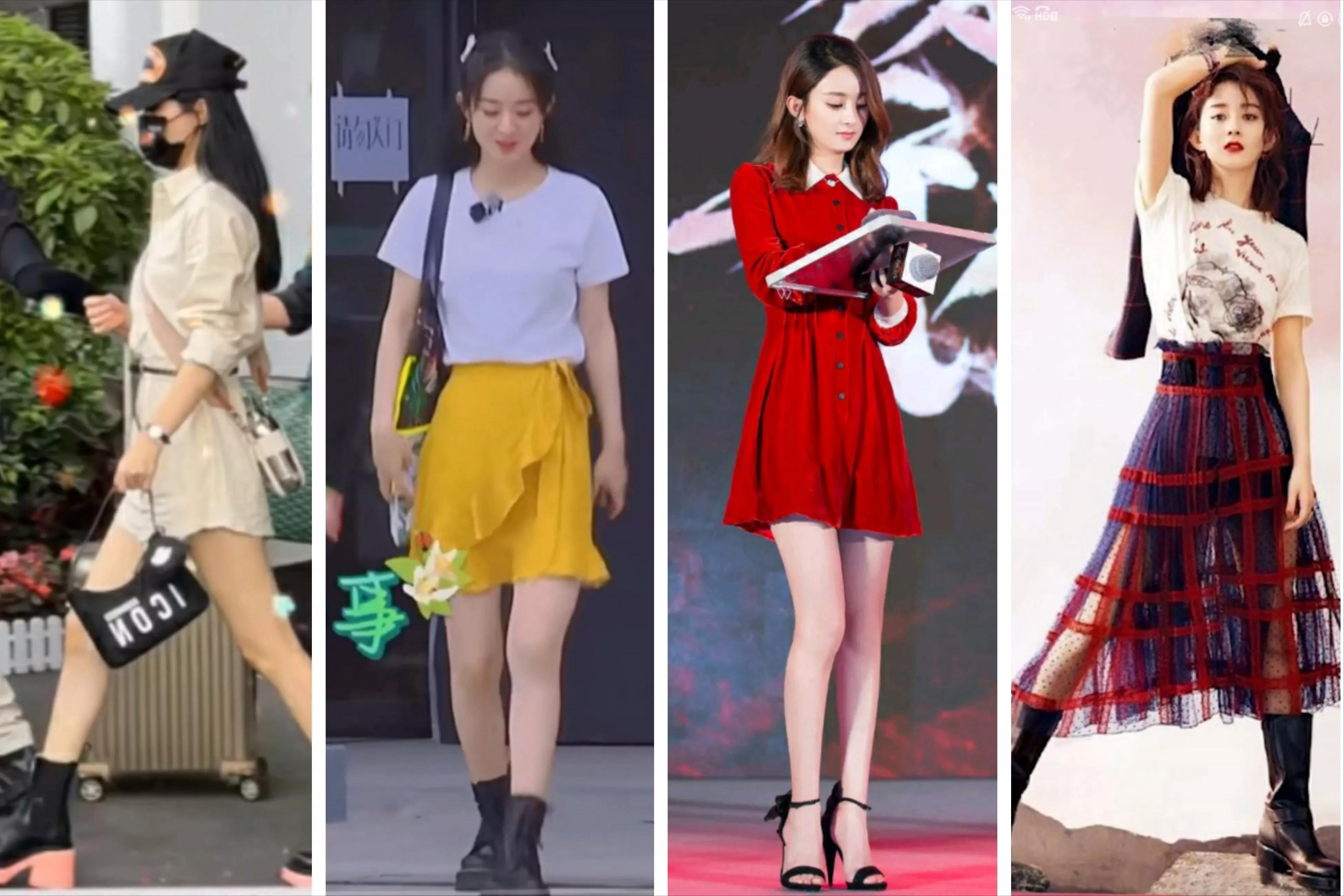 赵丽颖露腰穿搭,赵丽颖教你穿搭学着点