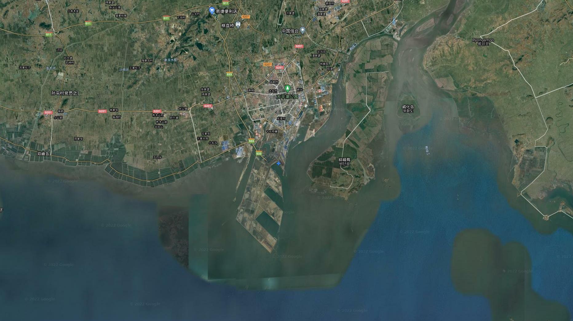 丹东鸭绿江入海口,鸭绿江出海口是怎样失去的