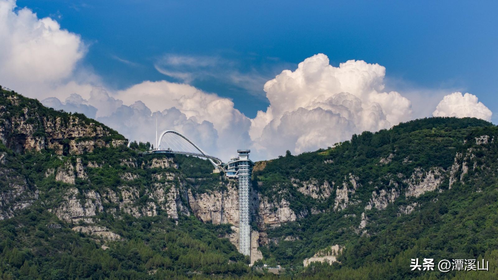 梦幻天空照片调色,淄博潭溪山现冰瀑奇观