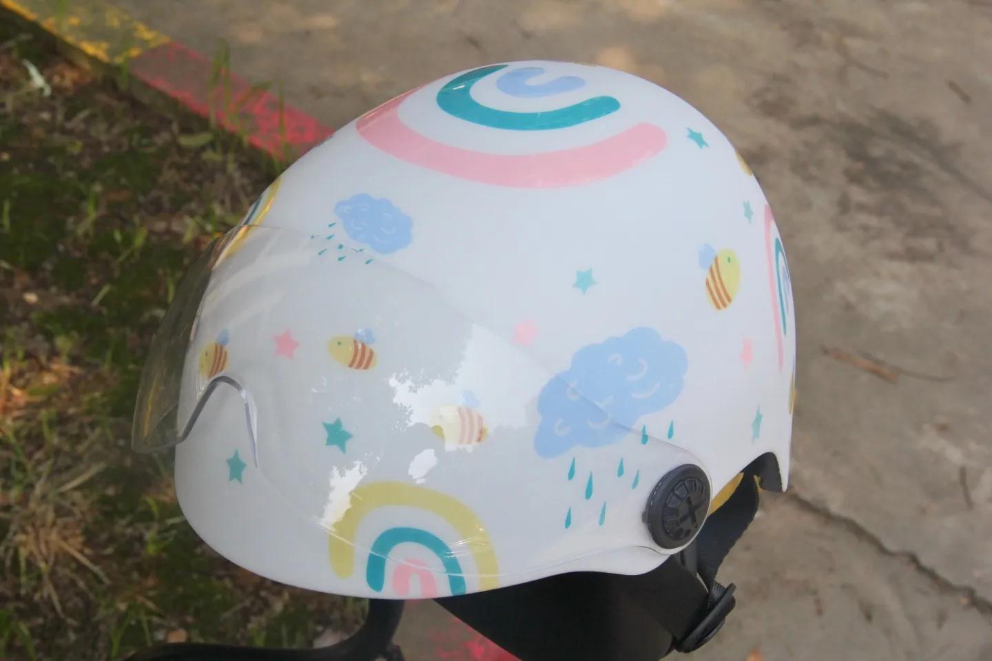 冬季电动车儿童安全头盔,晓安头盔和野马头盔哪个好