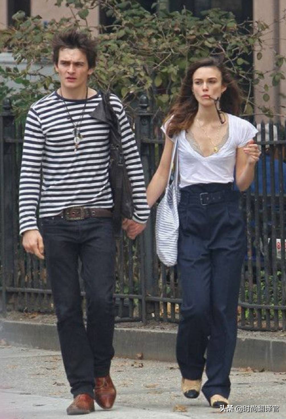 看了这位英伦玫瑰的小腿，我才明白为什么她偏爱锥形裤和长裙