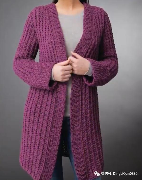 创意洋气针织开衫,针织外搭开衫中长款高档
