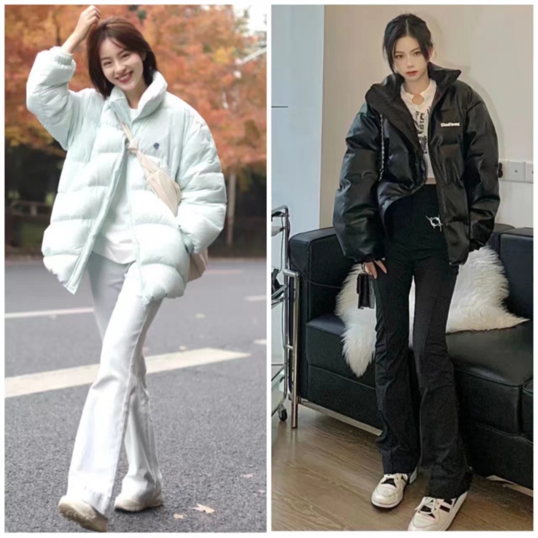 羽绒服搭配什么裤子女孩,女羽绒服和裤子配什么鞋子好看