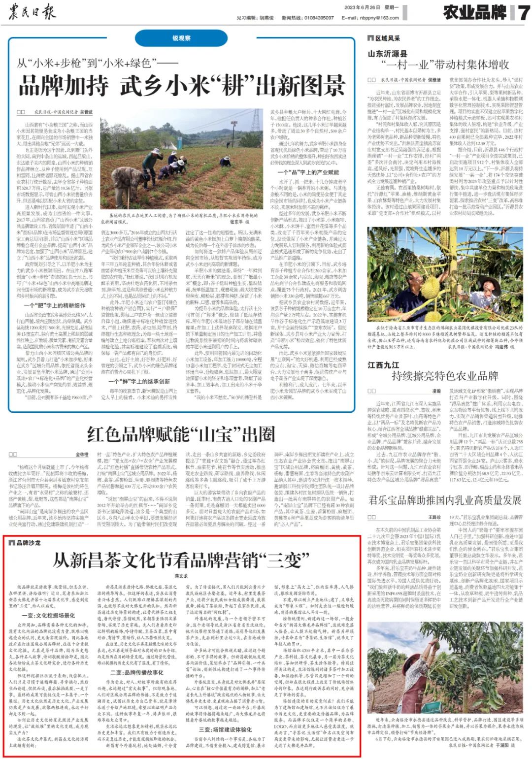 专家观点丨蒋文龙：从新昌茶文化节看品牌营销“三变”