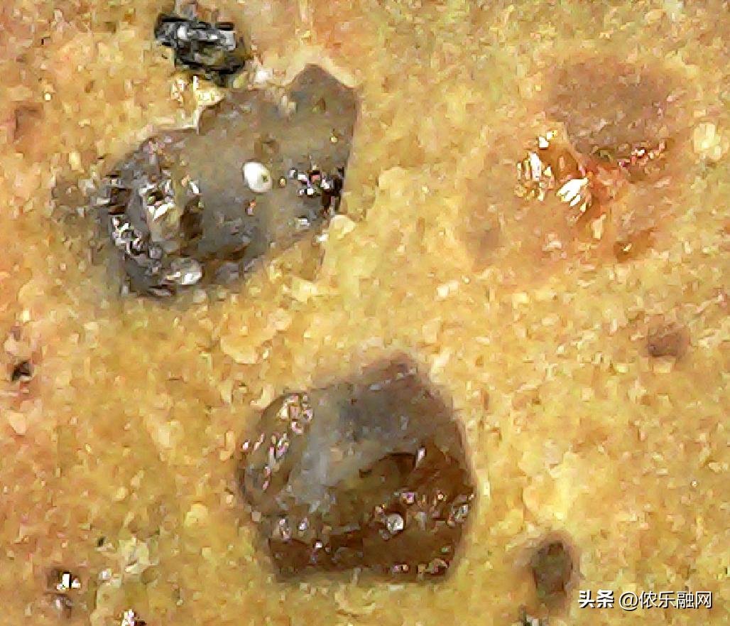 深色基质的都是碳质球粒陨石吗,红色基质黑色球粒是什么陨石