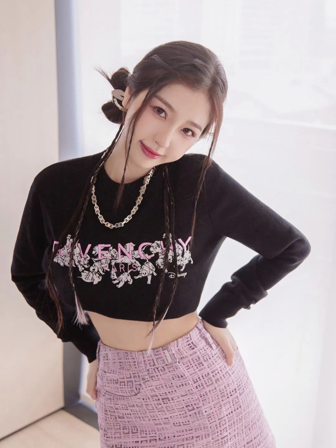 波浪卷发简单编发,人鱼微卷编发造型