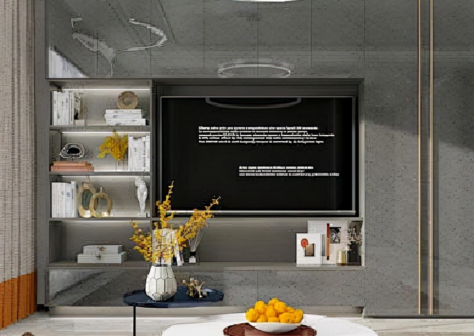 一整面墙电视柜效果图,整面电视柜的优缺点