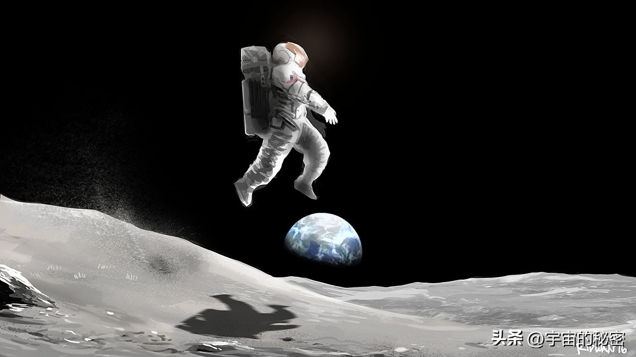 宇航员为什么在月球上跳得那么高,宇航员在月球上能跳几米第一视角
