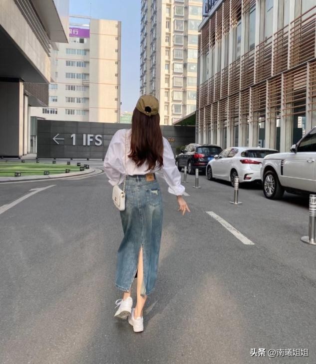 夏天时尚新款牛仔裙,牛仔裙春夏炸街时尚减龄