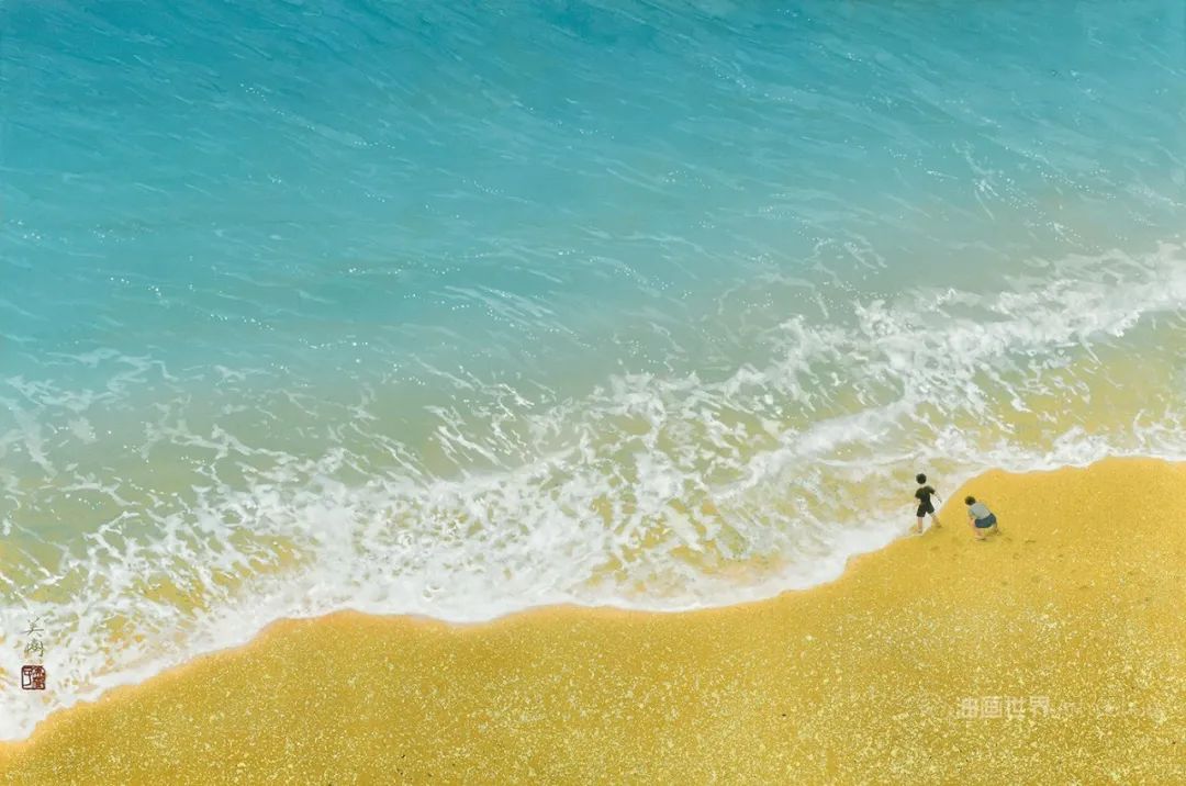 野地美树子手绘油画,日本画家奈良美智作品图