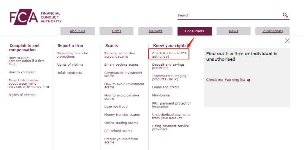 外汇交易里边的FCA是什么？附LMAX监管信息查询步骤