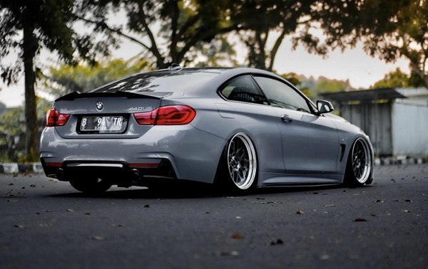 宝马4系改boom排气,宝马4系敞篷改装过程