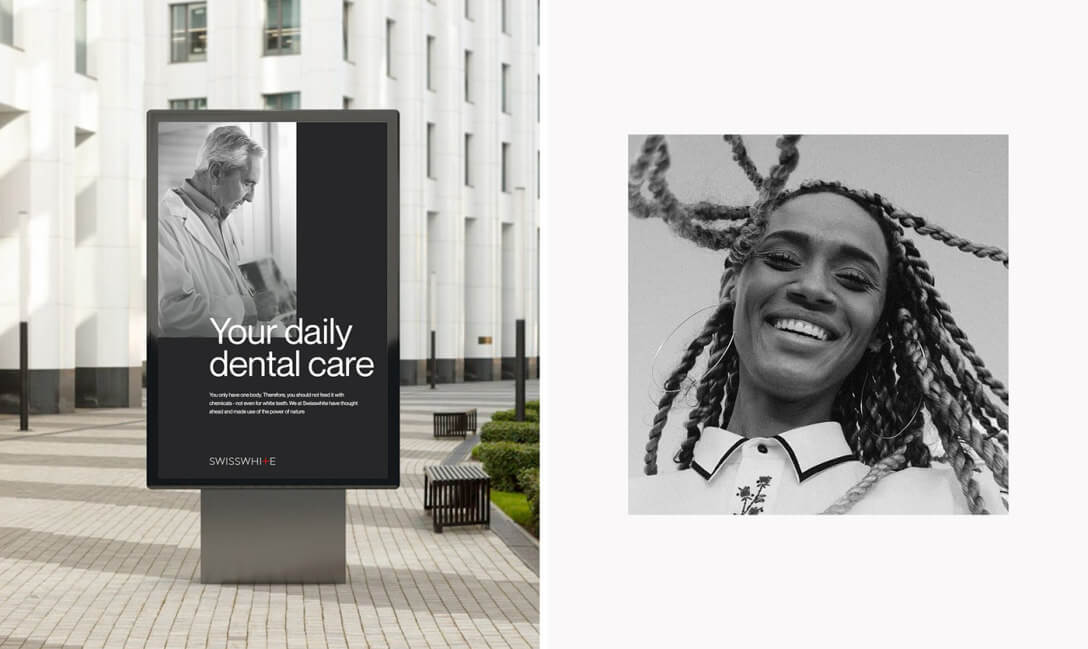 「MHD°妙合分享」独特的牙齿美白,SWISSWHITE医药品牌设计欣赏