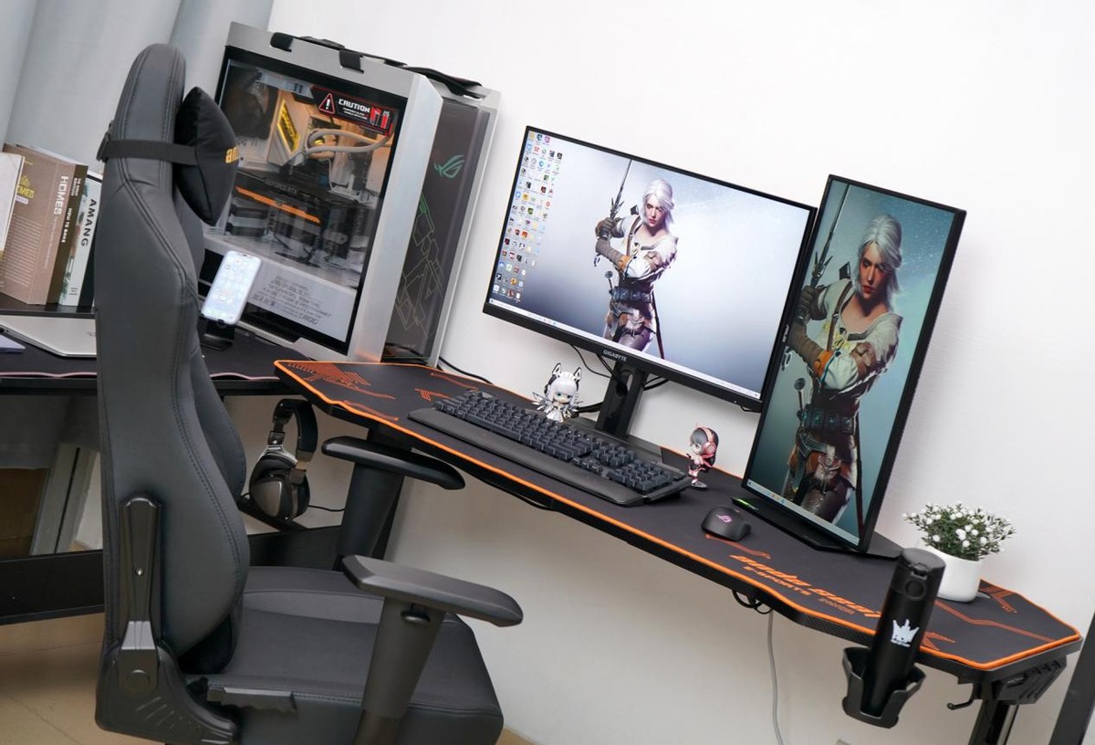 安德斯特手动电竞桌,安德斯特电竞椅推荐测评