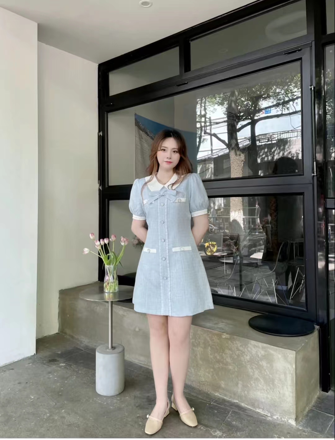 韩剧千金穿搭连衣裙,韩剧财阀千金穿搭黑色连衣裙