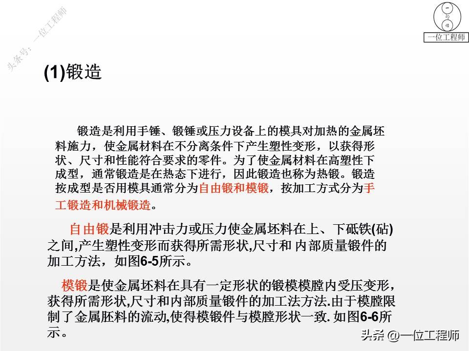 金属材料的5种成型加工，3类热处理和2类表面处理，PPT完整介绍