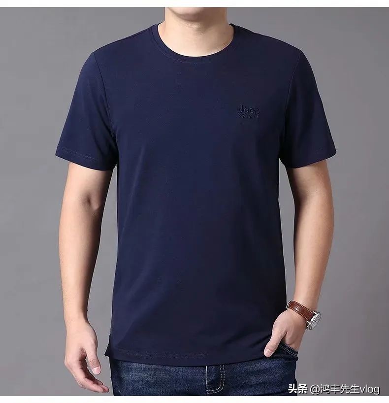 jeep短袖t恤专卖店男装翻领,jeep短袖t恤男纯棉官方正品