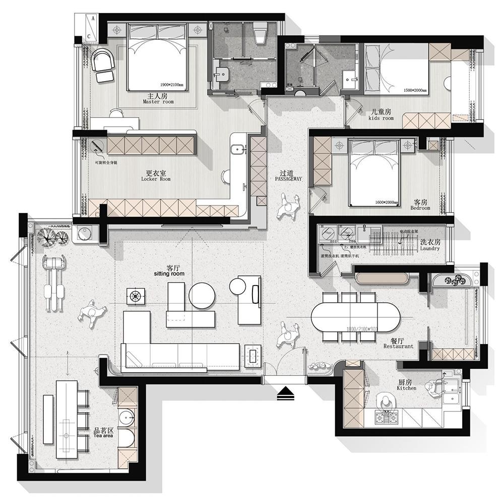 极简大气私宅外立面设计,70平米极简轻奢私宅