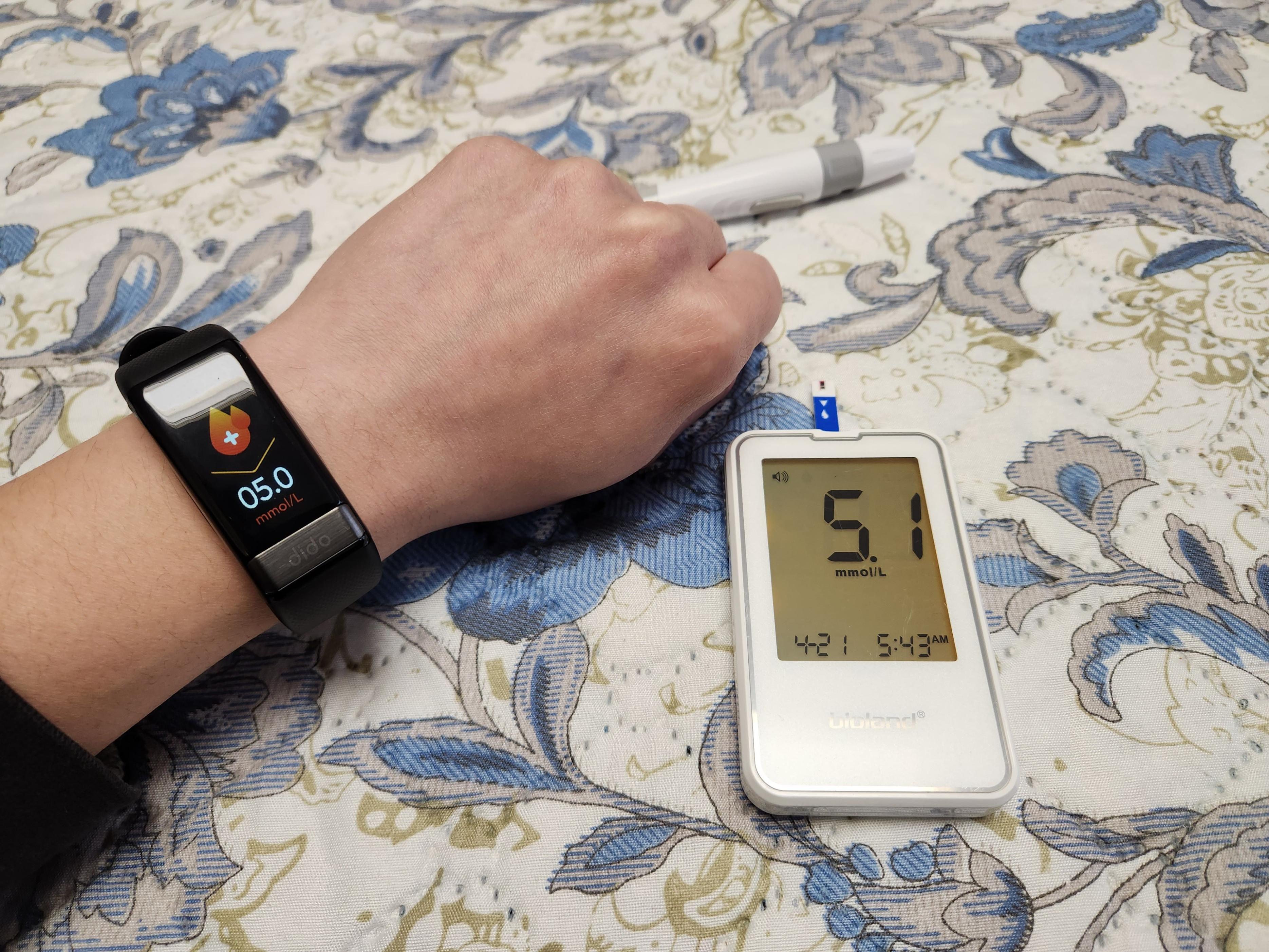 didor40s智能手环靠谱吗,智能手环血糖测评