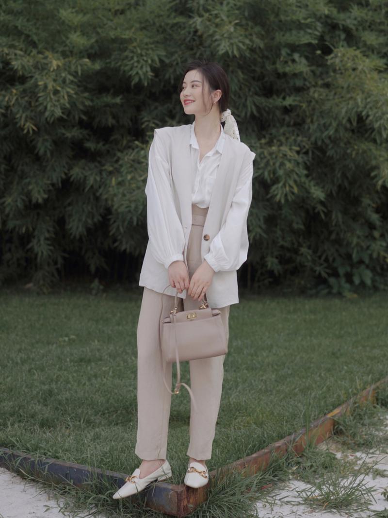 阔腿裤平底鞋如何搭配,阔腿裤平底鞋