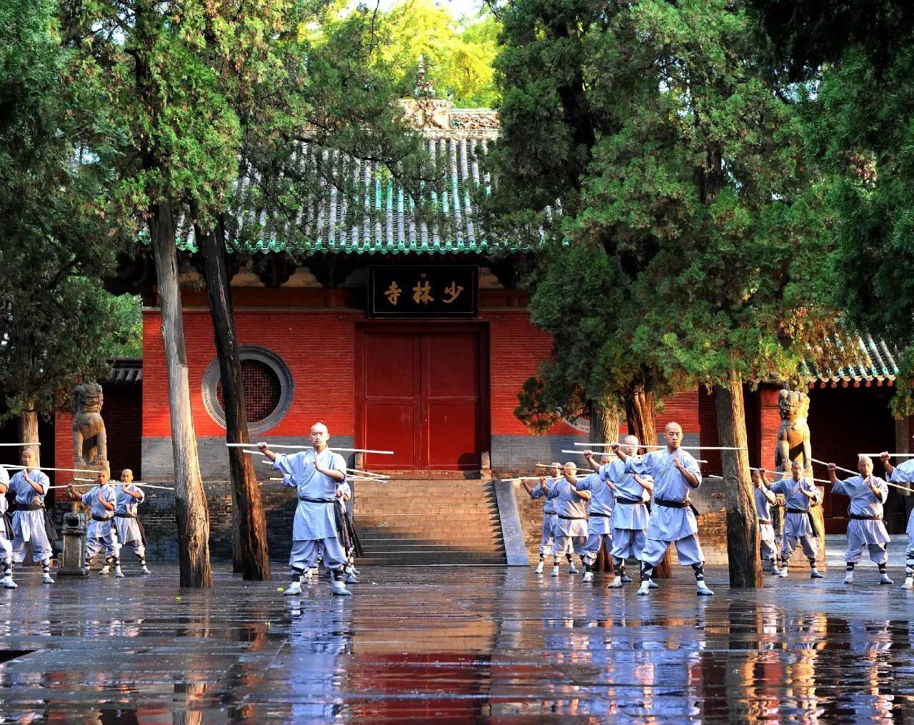 河南嵩山少林寺武术宣传,文化品牌少林寺