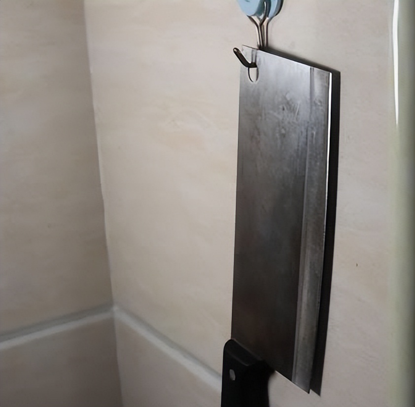 菜刀上的圆孔是干什么用的视频,家用菜刀为什么有个小孔