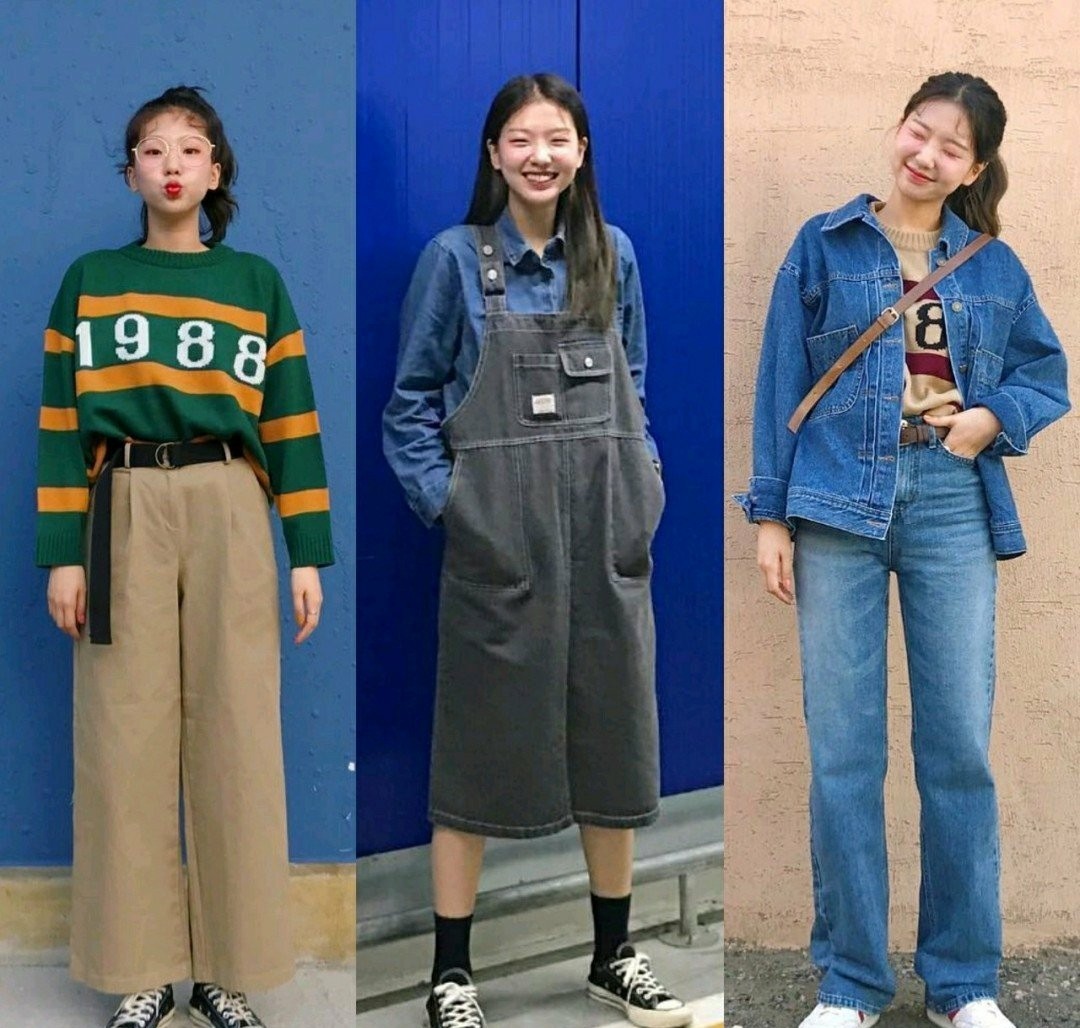 韩国女生的秋季时髦穿搭示范,30套最火的韩系穿搭简单又好穿