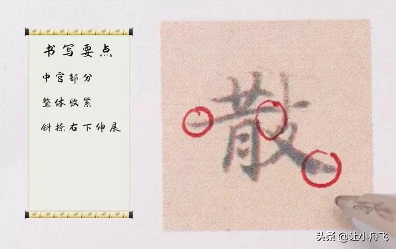 不容易写好看的字有哪些,写字必须学会的6个典型字