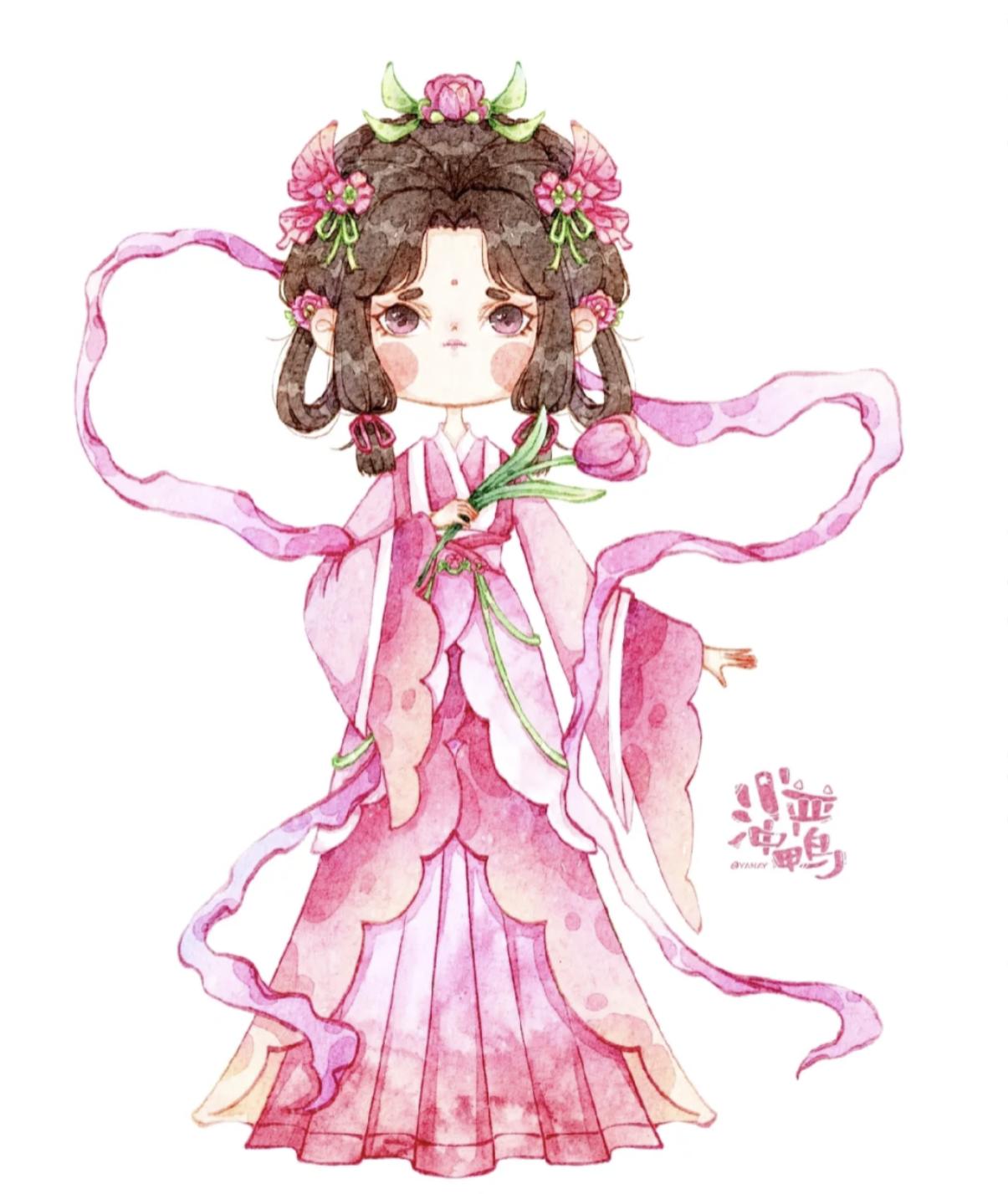 简约小人插画哪里下载,插画可爱小清新动漫