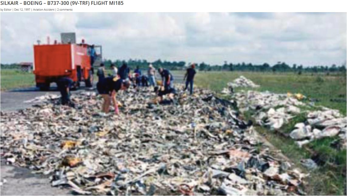 1997年炒股亏损120万美元，机长驾驶飞机带104人自杀