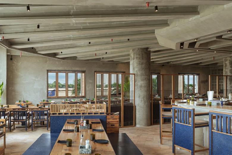 新型餐馆造型设计,创意餐馆设计效果图