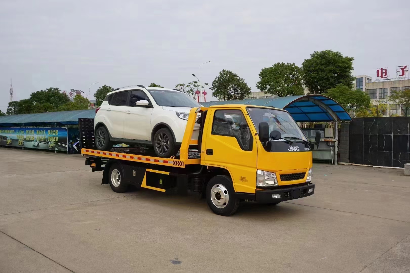 江铃顺达蓝牌清障车救援,江铃顺达蓝牌清障车单拖