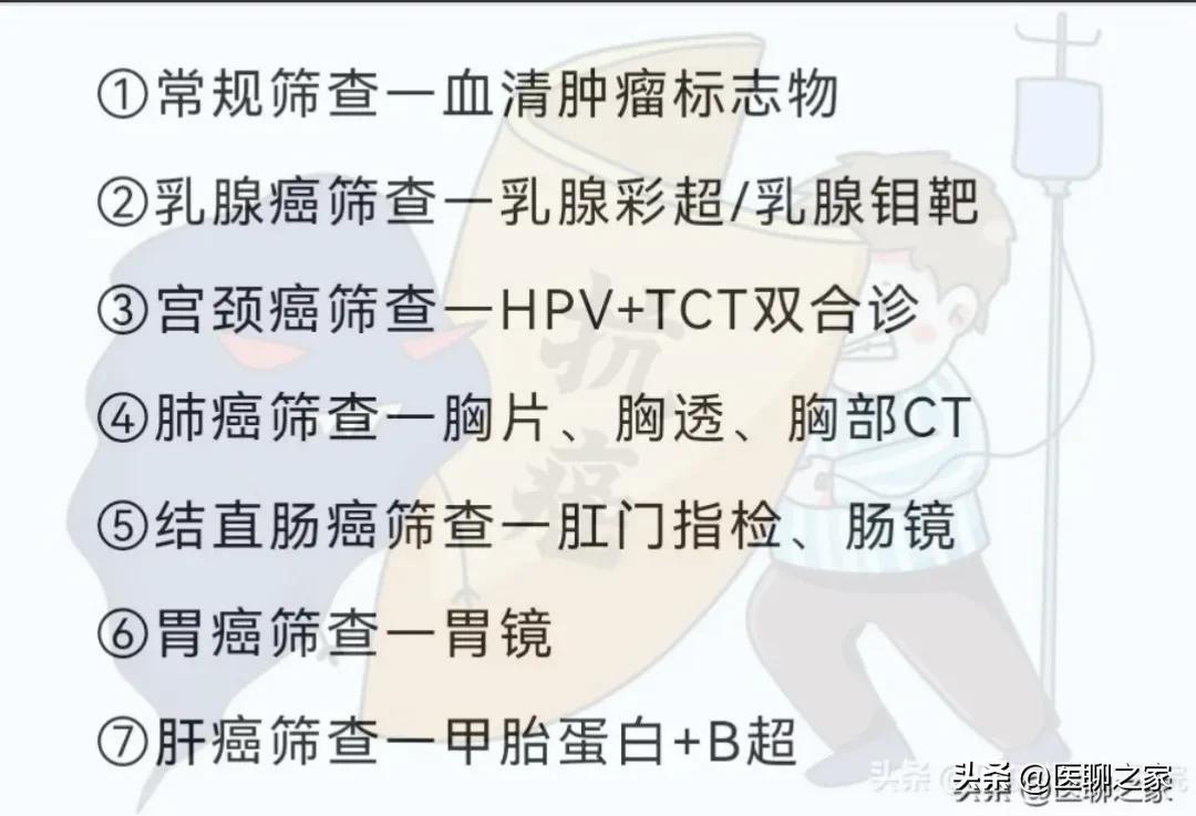 这七大肿瘤筛查方法请牢记，以防被不良体检中心忽悠！