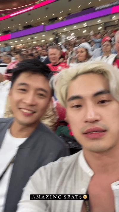 霍启山探望足球,霍启山卡塔尔视频