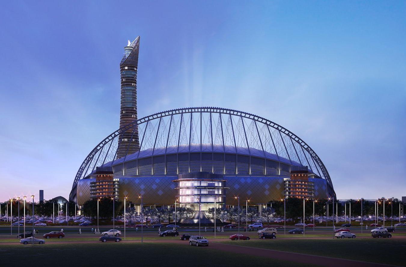 卡塔尔世界杯主体育场照片,卡塔尔世界杯地标建筑