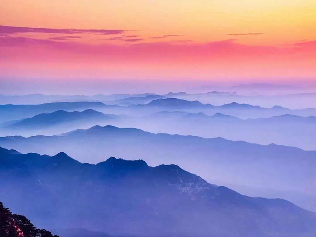 在泰山看黄河,在泰山既看日出又看日落