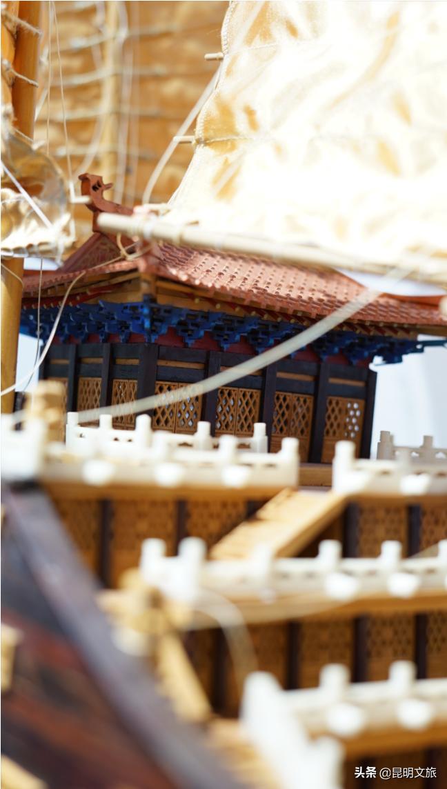 郑和西洋船模型,郑和宝船船模