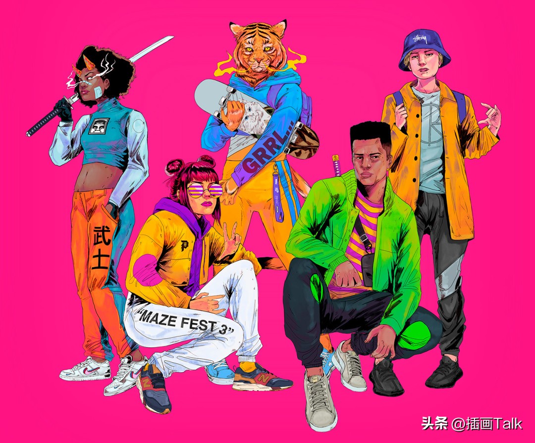 巴西插画师作品,巴西插画大师作品