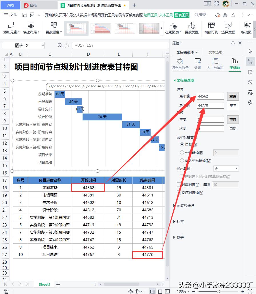 excel甘特图如何修改,excel甘特图如何修改颜色