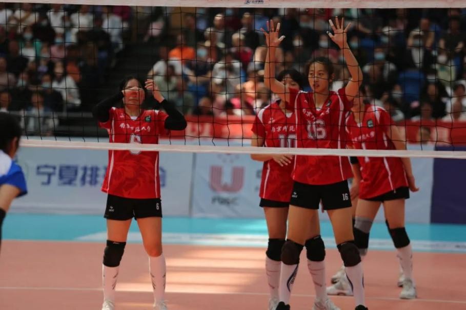 南师大女子排球对北体女排总决赛,南师大女排夺冠