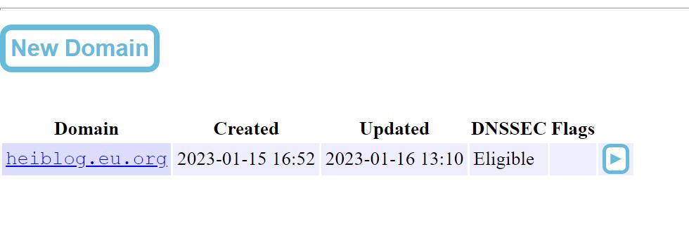 分享一下二级域名eu.org的使用心得