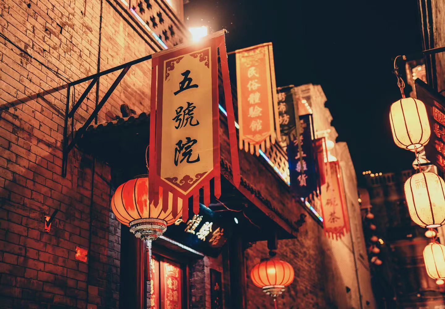 天津5a级景区古文化街,天津古文化街旅游区津门故里实拍