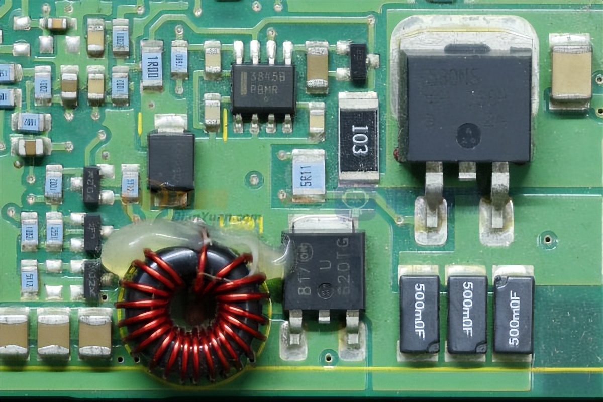 3w隔离电源拆解,1加45w散热器拆解